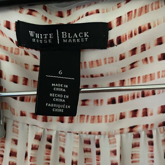 EUC White House Black Market women’s shirt size 6 - Picture 3 of 4